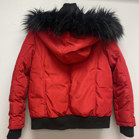 Canada Weather Gear Faux Fur Trim Hooded Bomber Jacket - Picture 4 of 8